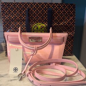 Tory Burch Shiny Pink Mini Bag